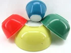 Vintage Pyrex Primary Colors Mixing Bowl Set 401 402 403 404