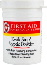 First Aid Styptic Powder to Stop Blood  Relieve Pain in Dogs  Cats
