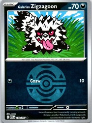 Galarian Zigzagoon (Dusk Ball) 130/217 Ascended Heroes Reverse Holo