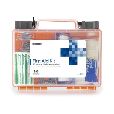 260 Pieces OSHA All Purpose Emergency Trauma Kit Home Car Travel First Aid Kit