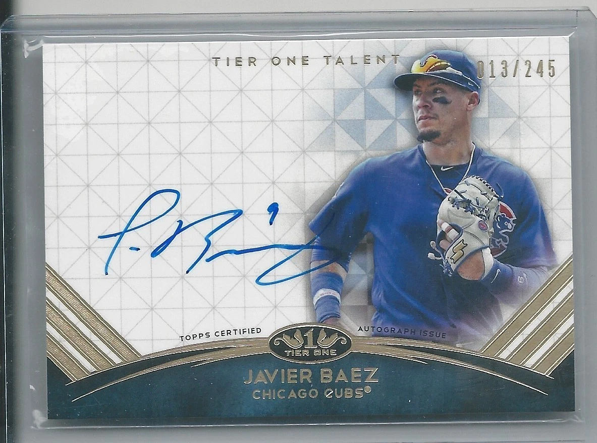 Topps NOW ワールドシリーズ ハビアー javier サイン auto Javier Baez Auto for sale | eBay