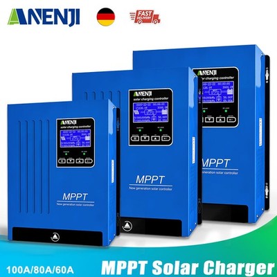 MPPT Charger Solar Controller 100A 80A For 12V 24V 48V GEL AGM LiFePO4 Battery