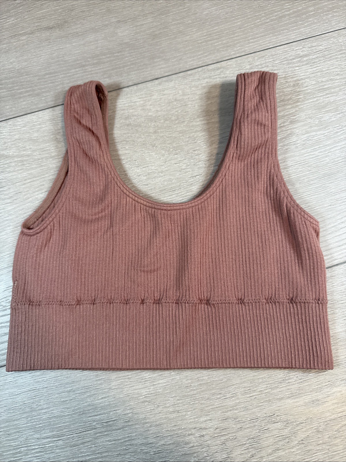 Skims Bralette Scoop Bra Womens XS Brown Pullover Stretch Wireless Intimate-image