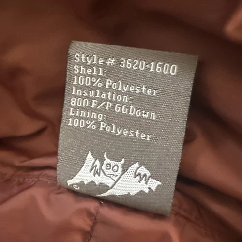 Flylow Gear General's Gray Down Hooded Jacket Mens Large image 7