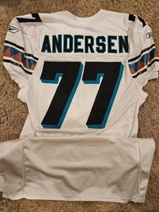 2004 Arizona Rattlers Game Used Away White Jersey Andersen