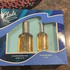 90s Charlie Revlon Cologne Concentrated 1 oz & .47 oz spray NOS