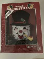VTG Aunt Lydia  s Snowman Kit  K155 Christmas Frosty Wonder Art New