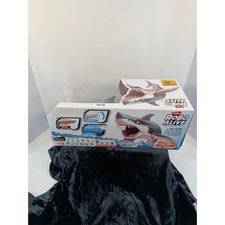 ZURU Robo Alive Great White Shark Toy Realistic Swimming Action Lights Up Red