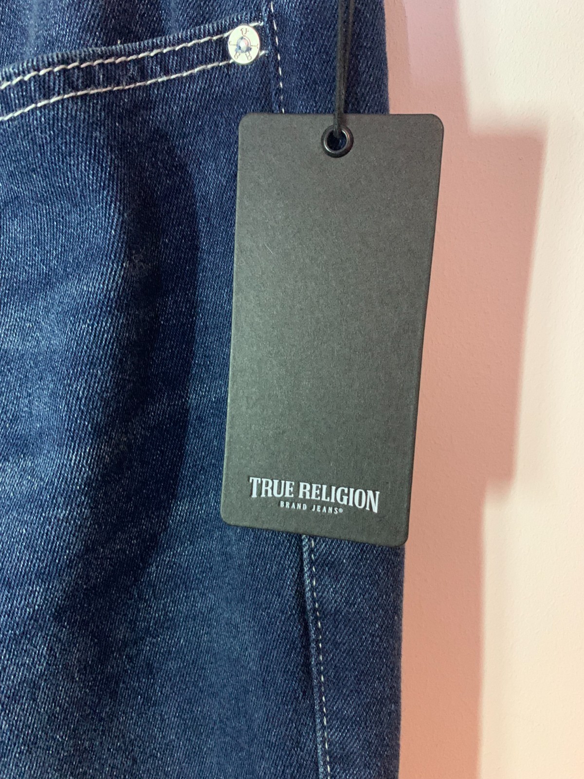 True Religion Jeans Rocco SN Flap Skinny Mens Size 34 x 32  RRP £159 image 10