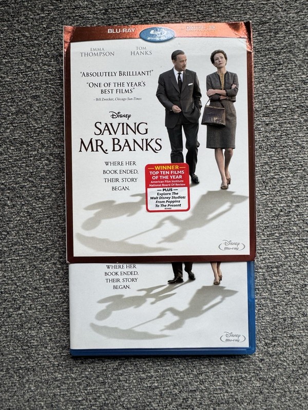Saving Mr. Banks (Blu-ray, 2013) Slipcover