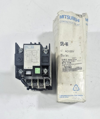 MITSUBISHI ELECTRIC LATCHED RELAY MODEL SRL-4N SRL-4 16A COIL 100-127V 50/60Hz