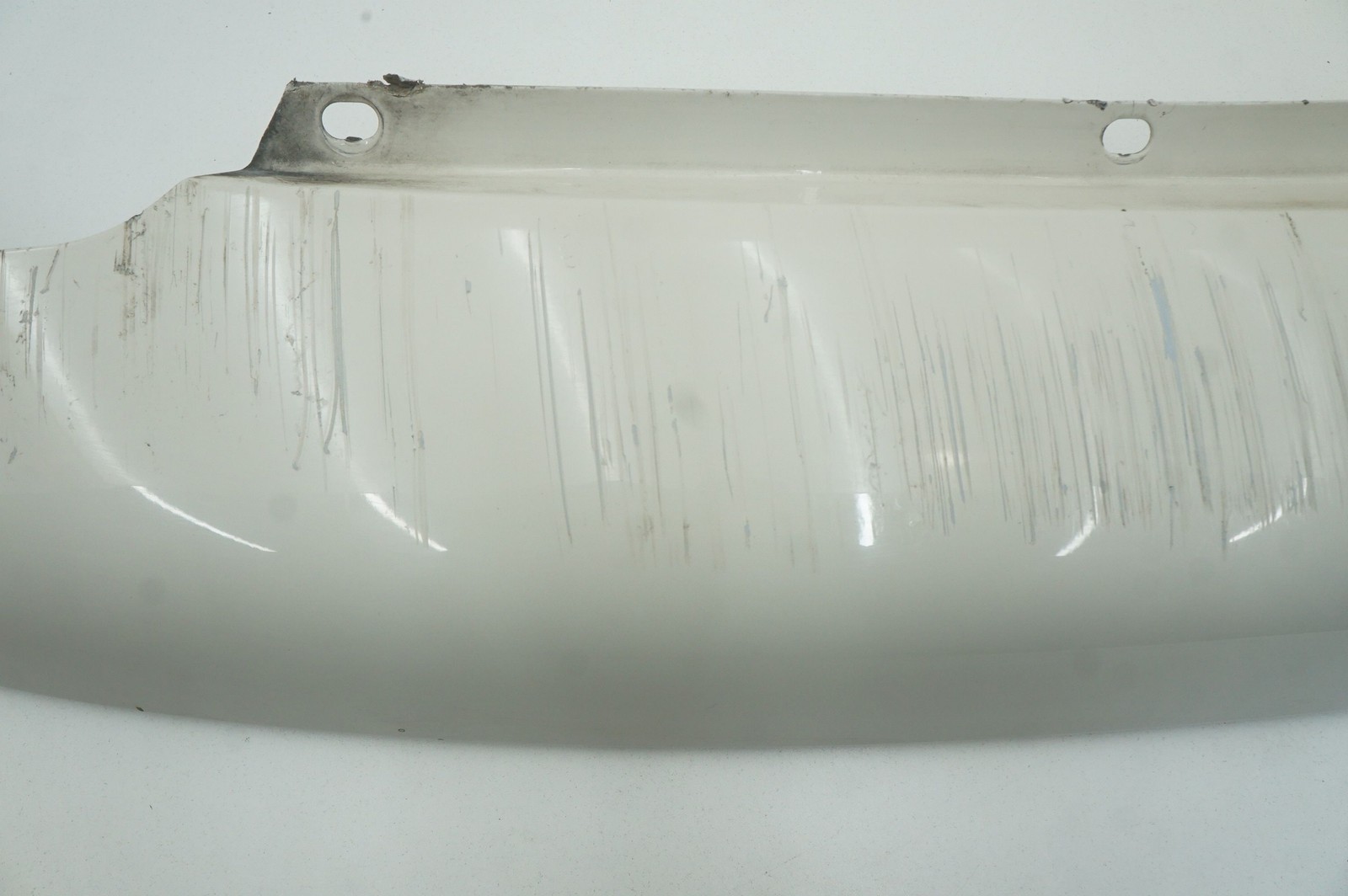 Set Rear Bumper Cover Lower Bottom Trim Panel White Rolls Royce Phantom Vii 2006
