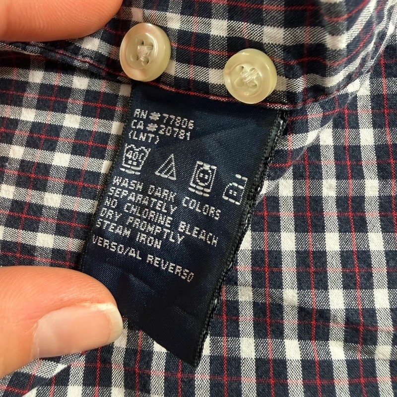Tommy Hilfiger Vintage Y2K 2002 Shirt Men XL Checked Casual Classic |0239 image 9