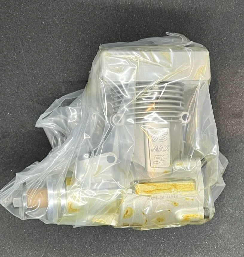 O.S. MAX-61SF-H 9.97cc 2 stroke glow engine for R/C helicopter, new f/s - Image 2 of 4