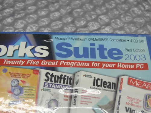 PC Treasures PC Works Suite Plus Edition 2003 25 Great Programs CD Set - Picture 5 of 12