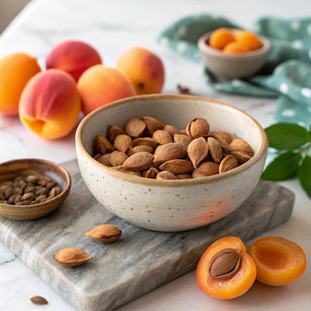 Organic Raw Bitter Apricot Kernels 1LB - USDA Certified, Turkish Superfood