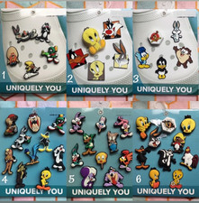 Handmade 5 10 pack Looney Tunes Bugs Tweety Sylvester shoe charms