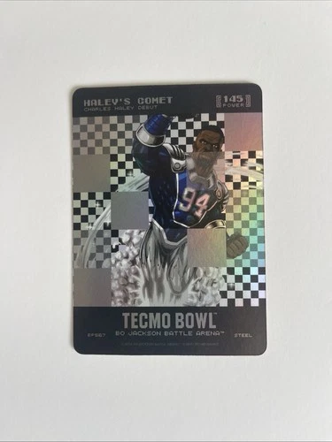 2026 Bo Jackson Battle Arena Haley’s Comet Big Pixel Steel Battlefoil #BP567