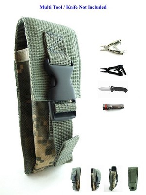 1  ACU DIGITAL Colored Nice Pouch For Buck, Gerber 600 Multi Tool, Folding Knife
