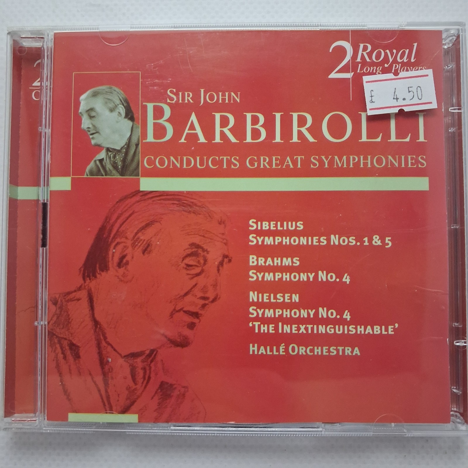Barbirolli conducts Great Symphonies / D Classics 2 CD set DCL 706692