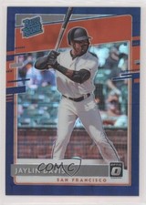 2020 Donruss Optic Rated Rookies FOTL Blue Pandora Prizm 53/99 Jaylin Davis 7m3