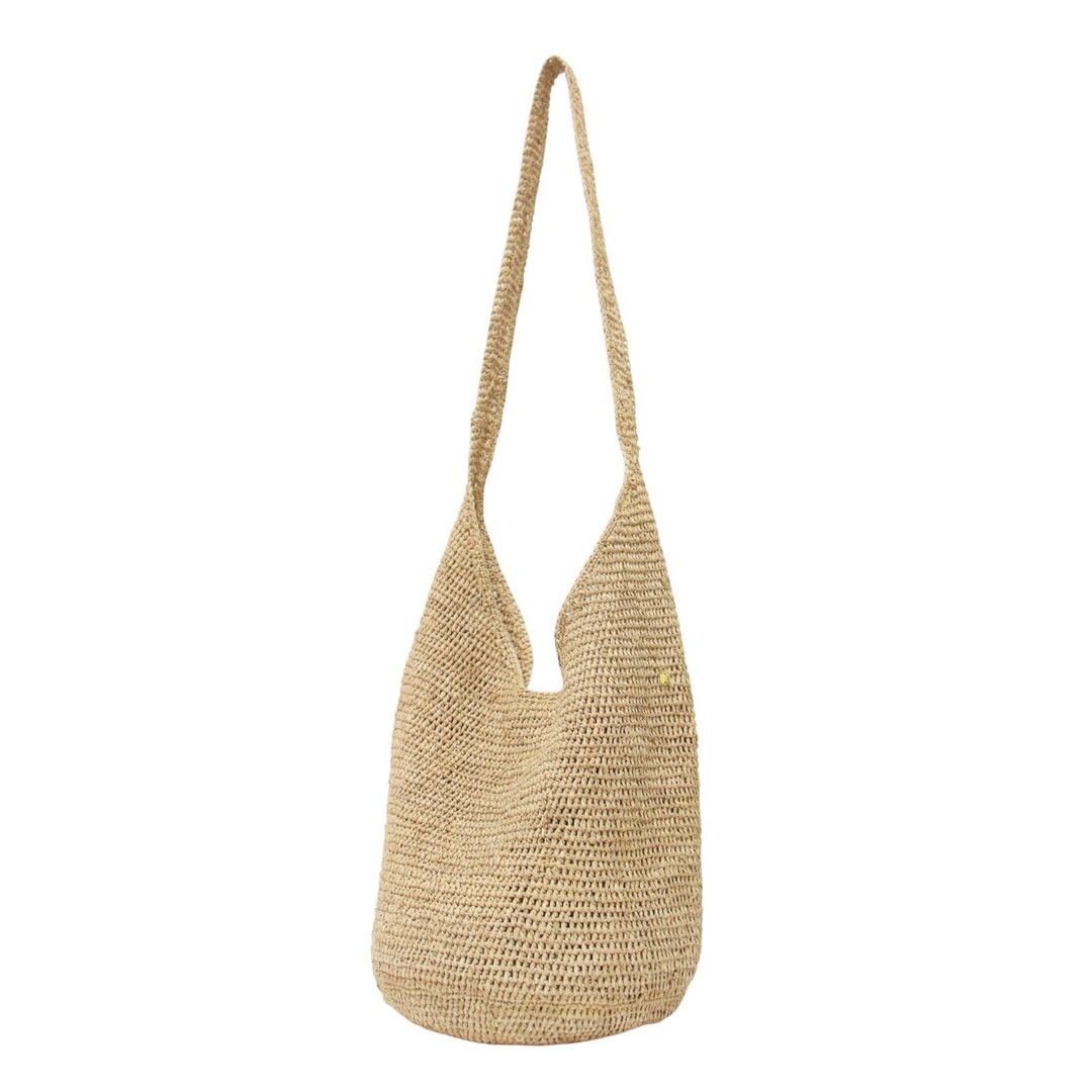 Sun and Green Bag natural 24 spring summer raffia shoulder small one Used BEEG-0