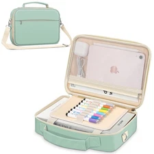 FINPAC Large Bible Cover w/Shoulder Strap, Carrying Book Case Church Bag Bibl...