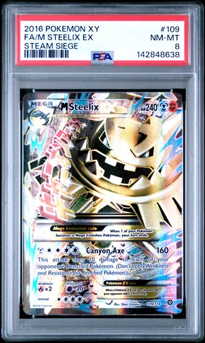 M Steelix-EX graded PSA 8 for sale on eBay