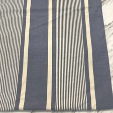 POTTERY BARN ~ Euro Pillow Sham ~ Blue & White Stripe