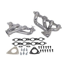 Bbk 1-34 Silver Ceramic Shorty Headers For Camarofirebird Ls1 93-02
