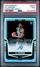 2024 PANINI DONRUSS SIG SER #SSAJJ AJ JOHNSON PSA 9