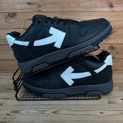Off White Sneaker Herren Größe UK 10 Out of Office Schwarz Weiß Grau 2023 Schuhe
