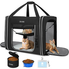 Petskd Combinable Pet Carrier For Large Cat Or Medium Dog 18X17X17 Large Cat