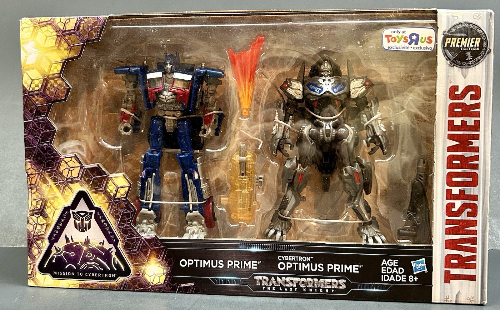 TRANSFORMERS:TLK - TRU Exclusive Mission to Cybertron OPTIMUS PRIME 2-Pack SET