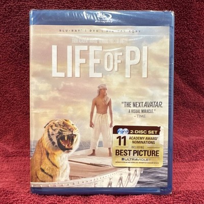 20th Century Fox Life of Pi Blu-ray/DVD 2-Disc w/ Digital Copy PG (2012)