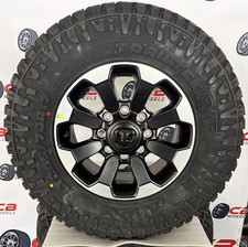 New Ram 25003500 17 Oem Machined Black Wheels And Tires