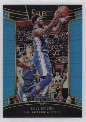 2018-19 Panini Select Concourse Light Blue Prizm 207/299 Joel Embiid #81 la5