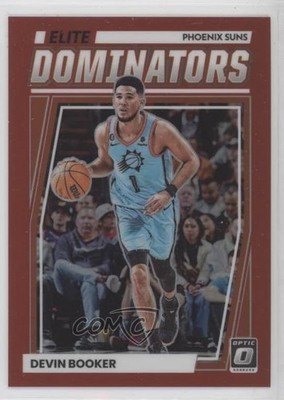 2022-23 Panini Donruss Optic Elite Dominators Red Prizm 3/99 Devin Booker #1 0c2