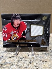 2011-12 SPx - Rookie Materials Mika Zibanejad JERSEY #RM-MZ (RC) Ottawa Senators