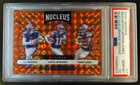 2024 Obsidian Aaron Jones J.J. McCarthy Justin Jefferson Nucleus Orange 7 PSA 10