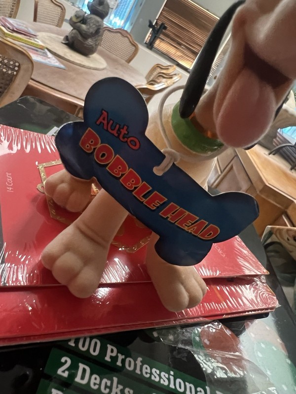 Disney Auto PLUTO Bobble Head NWT