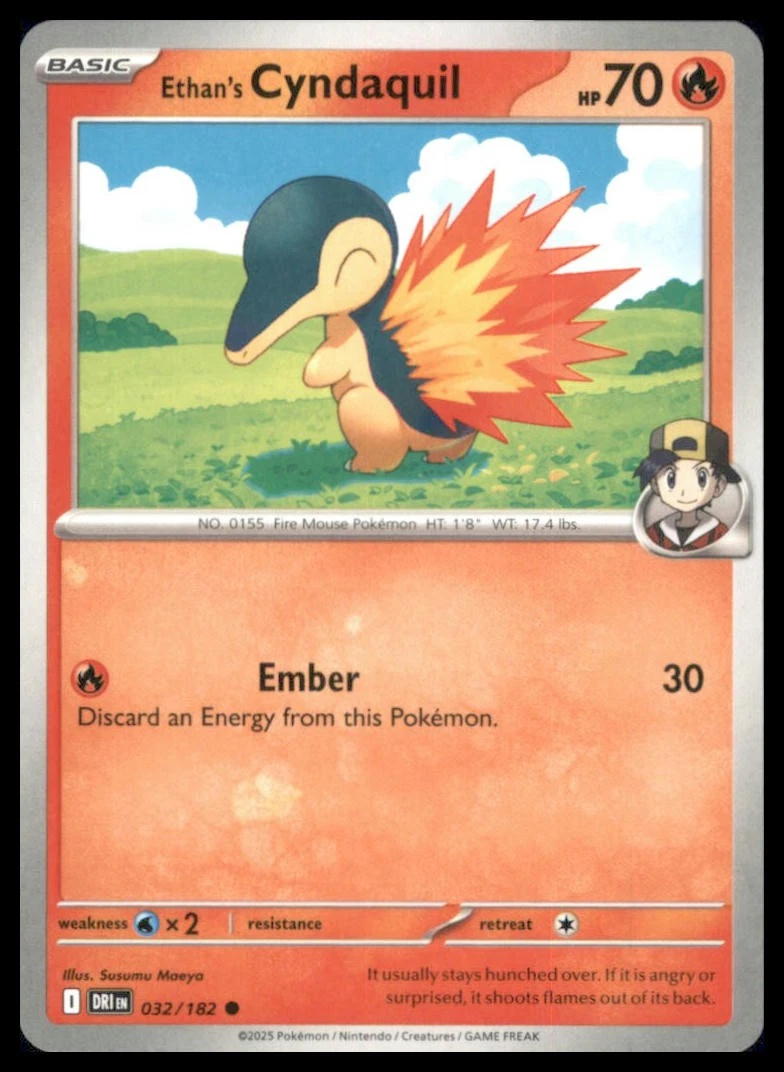 Ethan's Cyndaquil 032/182 Sv10: Destined Rivals for sale | eBay
