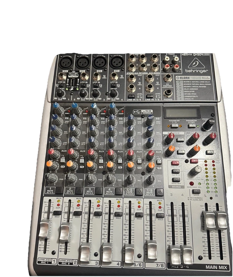 Behringer XENYX X1204USB - 12-Kanal Analogmixer, 2 Jahre Garantie +  flight case - Bild 3 von 4