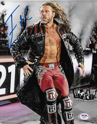 Edge WWE HOF Rated R Superstar Signed Autograph 8x10 Photo #4 w