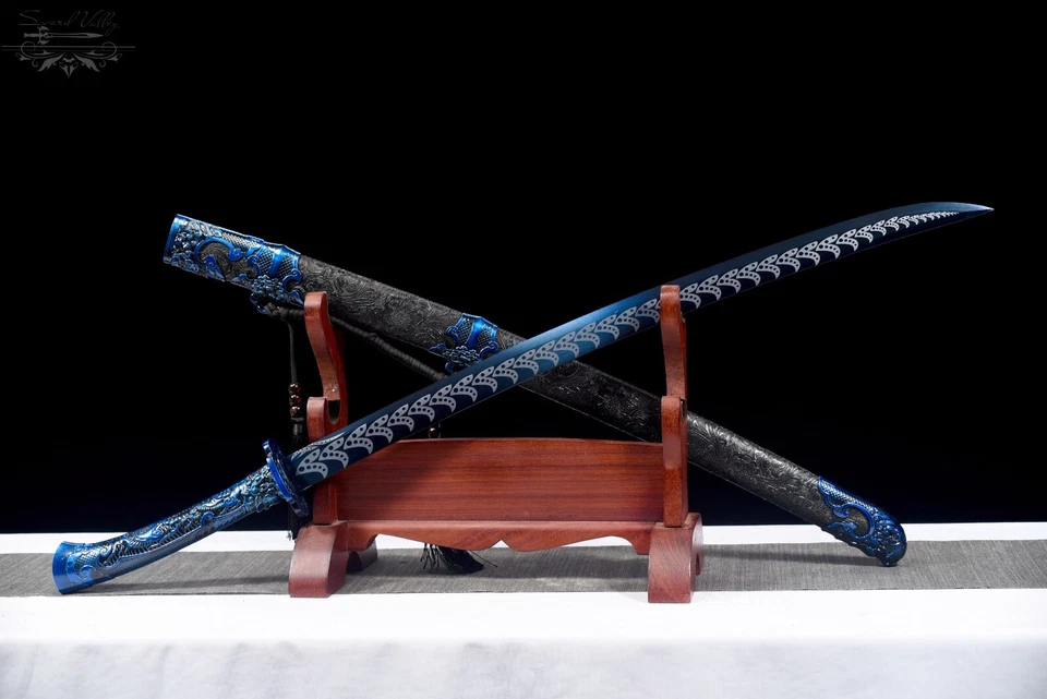 Handmade Katana/Manganese steel/Collectible Sword/Full Tang/Sharp Blade - Image 2 of 4