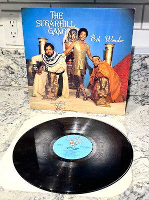 THE SUGARHILL GANG 8th Wonder SH249 Original 1981 LP Vintage Vinyl Early Hip Hop