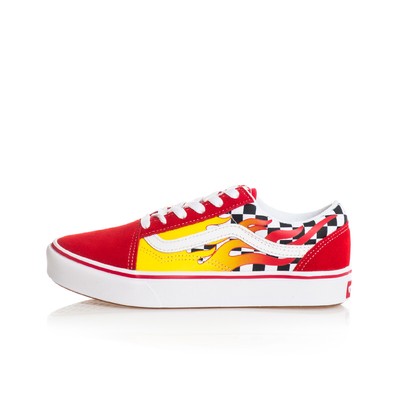 vans platform bambino arancione