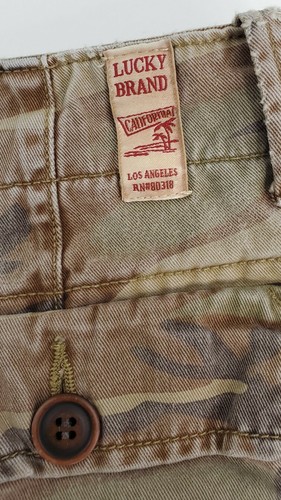 Lucky Brand Herren Cargo Shorts Faded Camouflage Größe 29 - Bild 10 von 11