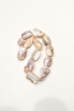 Bead Oval River Shell Water Strand Mother of Pearl