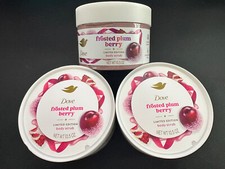 Dove Holiday Treats Body Scrub FROSTED PLUM BERRY Limited Edition 10.5oz Lot 3